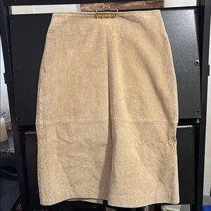 St. John's Bay Beige Midi Skirt